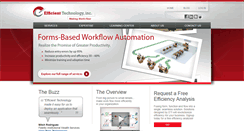 Desktop Screenshot of efficienttech.com